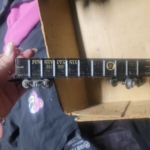 Black Model Train Car